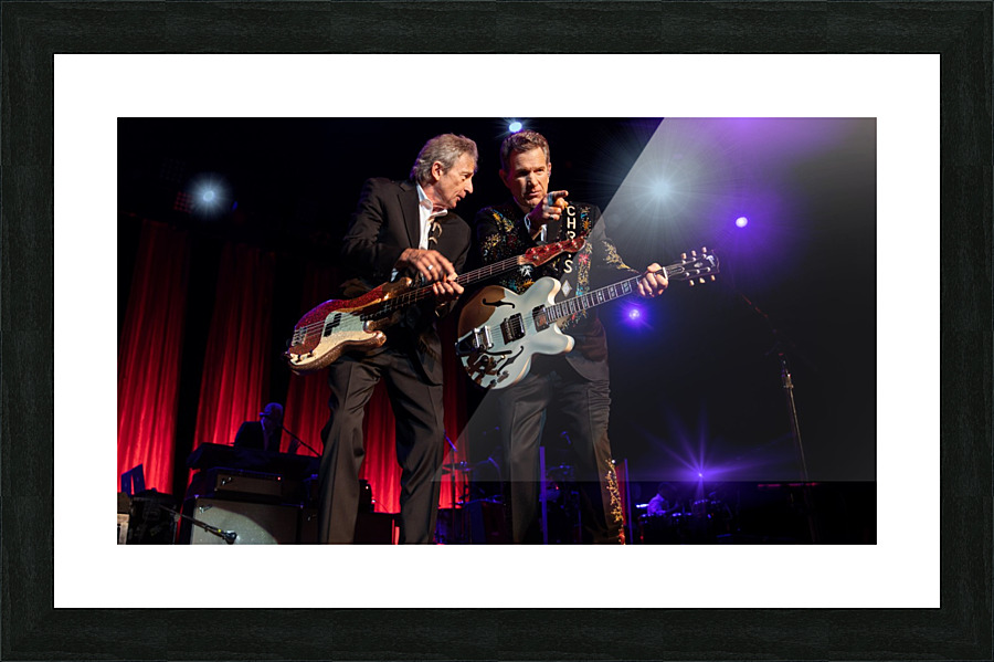Chris Isaak and Rowland Salley  Picture Frame print