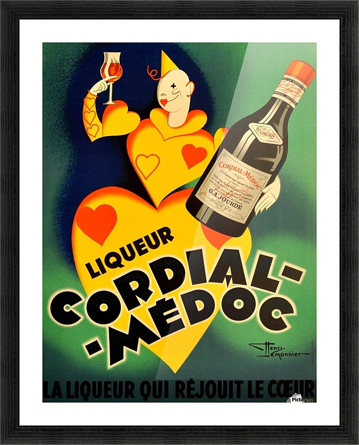 Cordial Medoc Picture Frame print