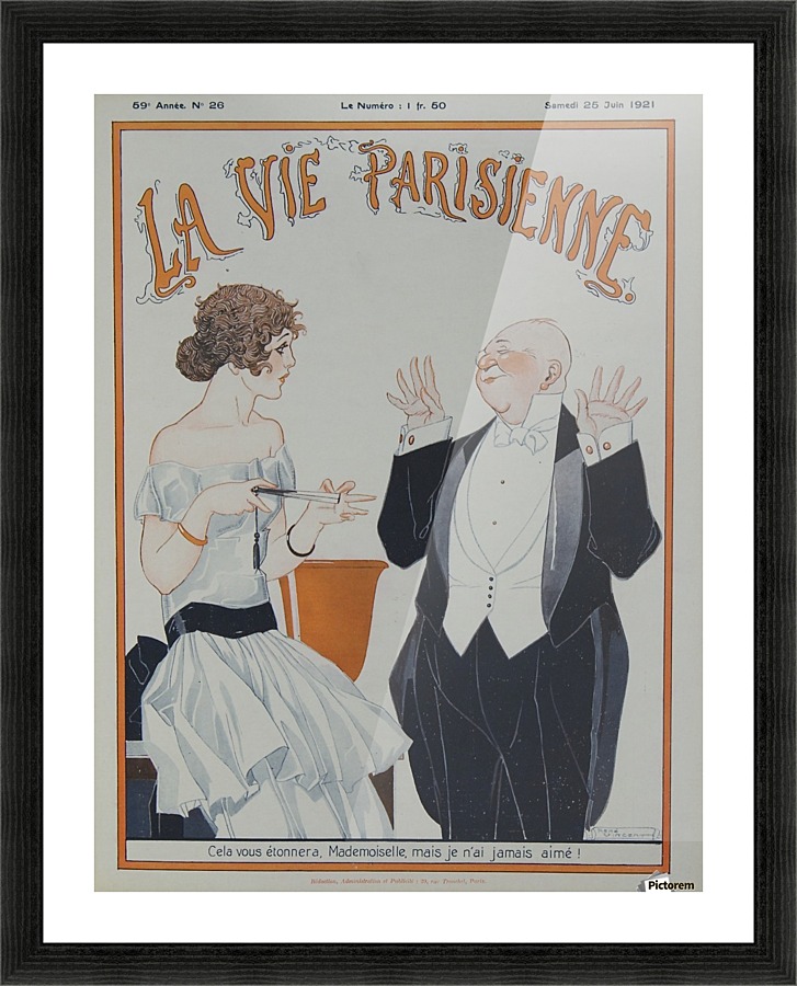 La vie parisienne Picture Frame print