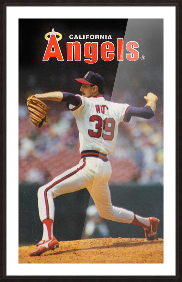 1988 California Angels Baseball Poster Picture Frame print