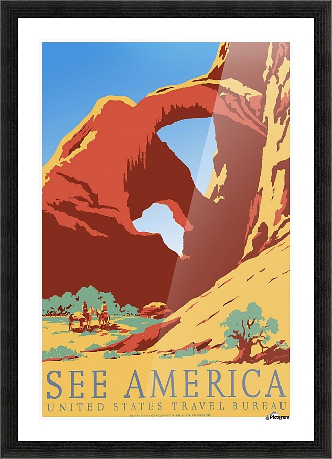 See America Picture Frame print