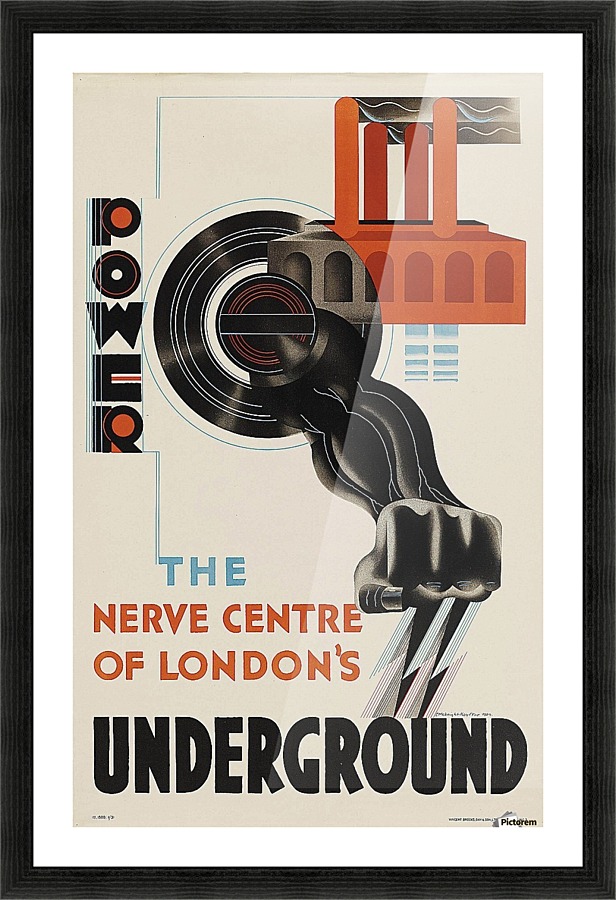 The Nerve Centre of London Picture Frame print