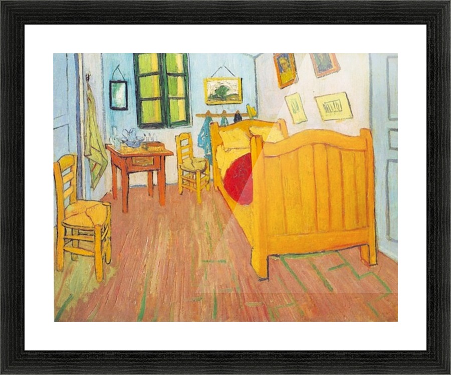 The Bedroom In Arles Saint Remy By Van Gogh Van Gogh Canvas Artwork