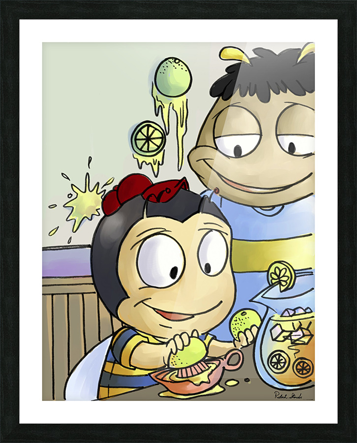 Lets Make Some Lemonade Picture Frame print