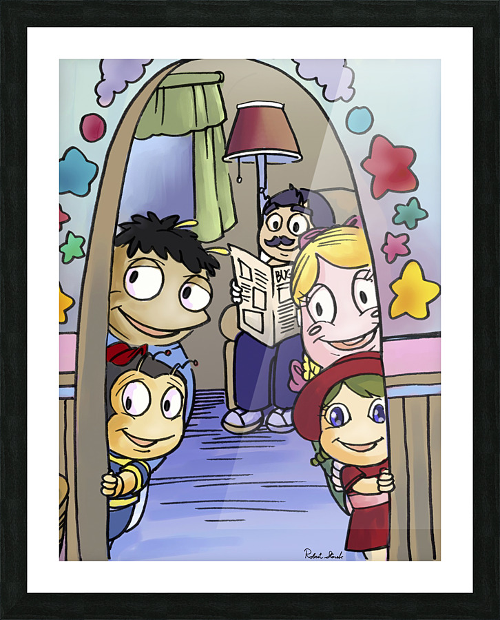 Hello There Baby Picture Frame print