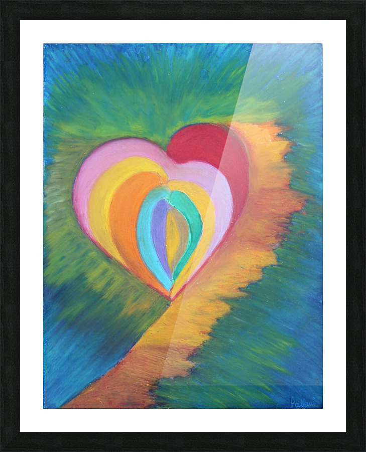 Heart Picture Frame print