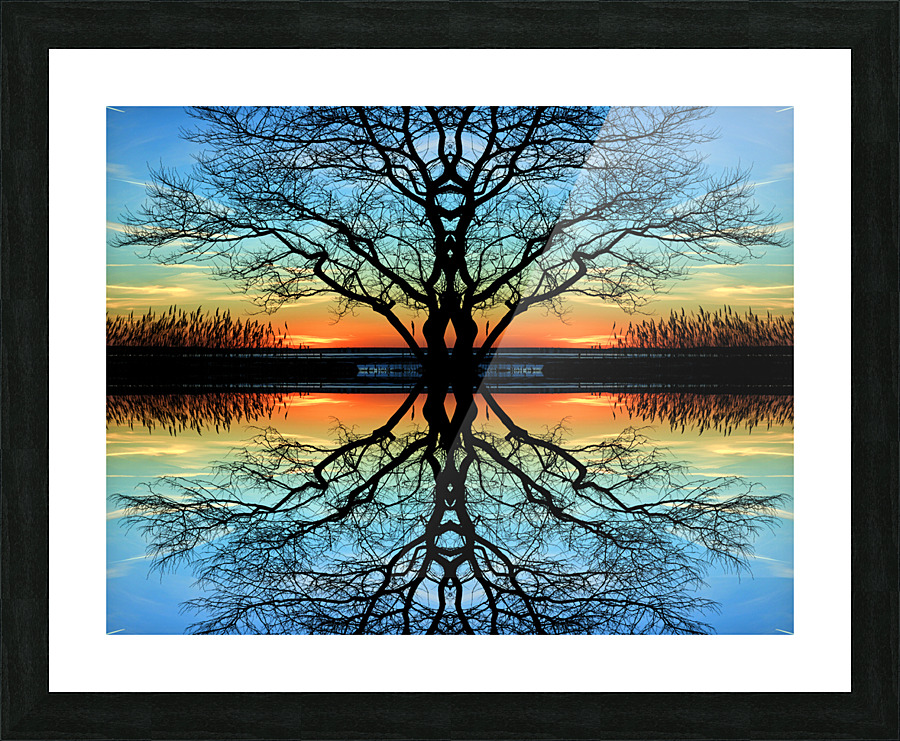 Assawoman Reflections at Ocean City Picture Frame print