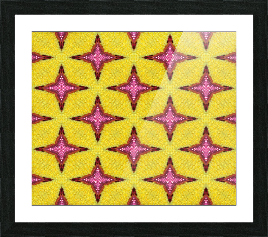 yellowpink Picture Frame print