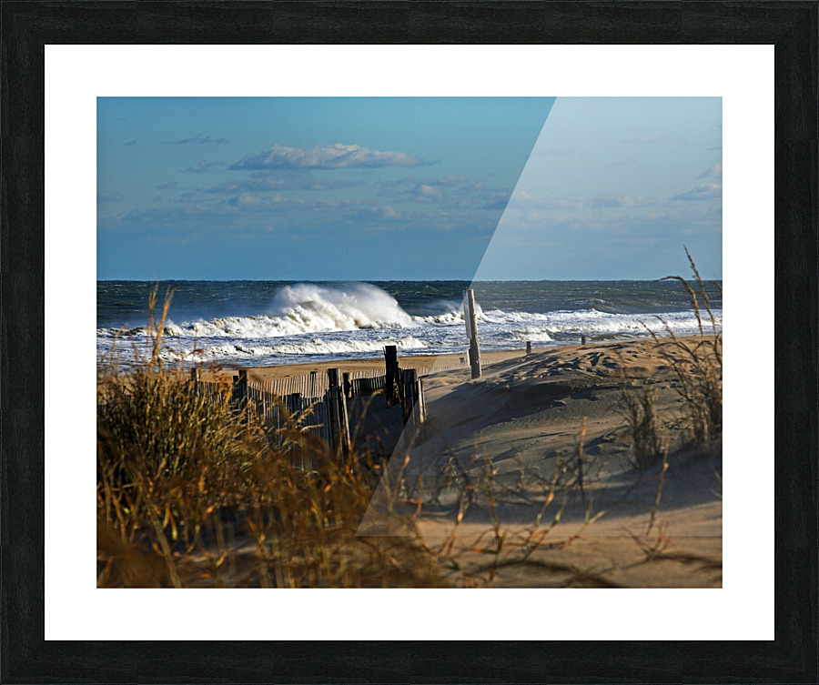 Fenwick Dunes and Waves Picture Frame print