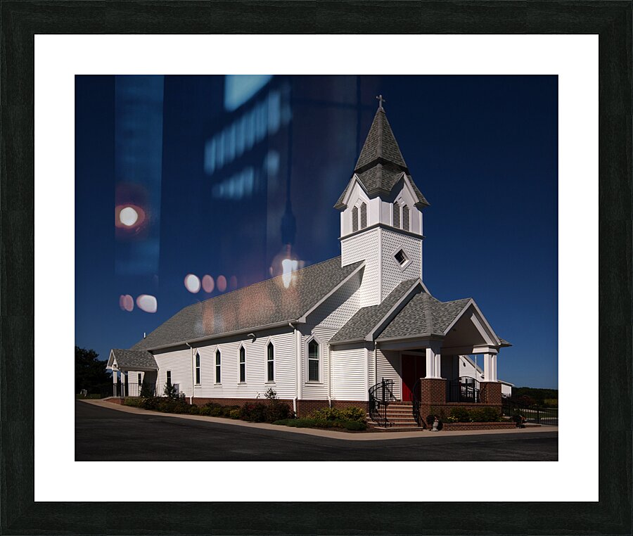 Country Beach Church Zion UM Picture Frame print