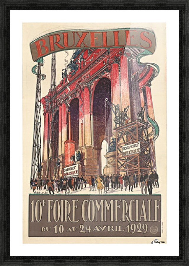 10 Foire Commerciale Picture Frame print