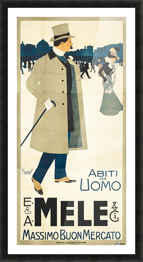 Abiti per Uomo Picture Frame print