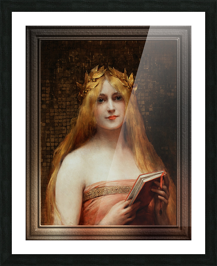 A Classic Beauty by Leon Comerre Classical Fine Art Old Masters Reproduction Picture Frame print