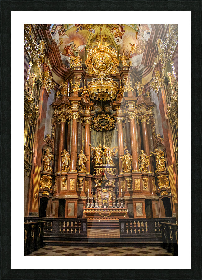 Church Altar  Picture Frame print
