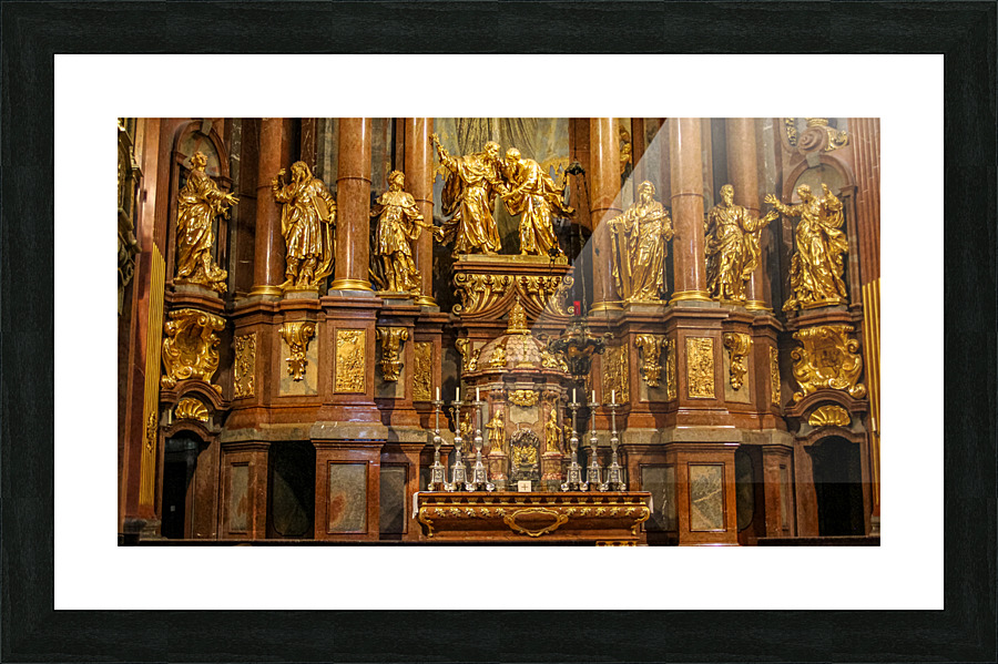 Melk Abbey Altar Close Picture Frame print