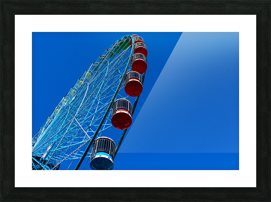 Texas Ferris Wheel Picture Frame print