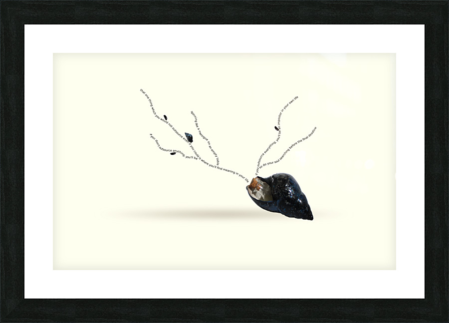 Cerebration  Existential Inspiration: Discovering the Meaning of Life  Picture Frame print