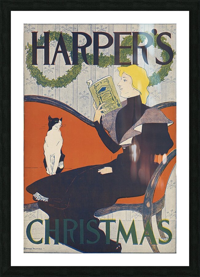Harper's Christmas Picture Frame print