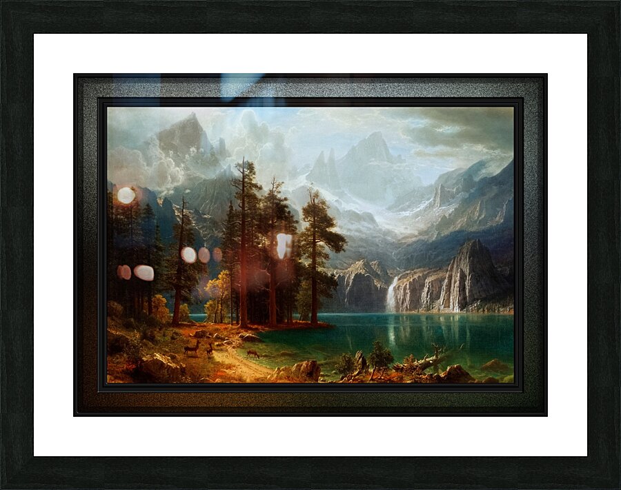 Sierra Nevada by Albert Bierstadt Old Masters Fine Art Reproduction Picture Frame print