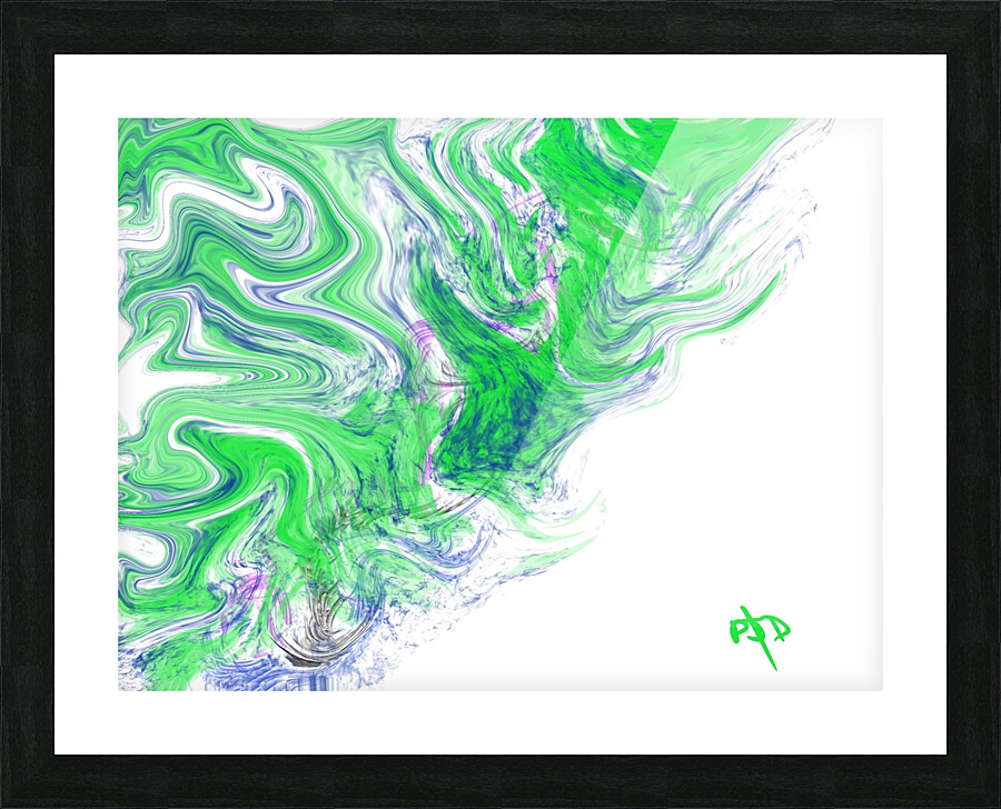 Tsunami Picture Frame print