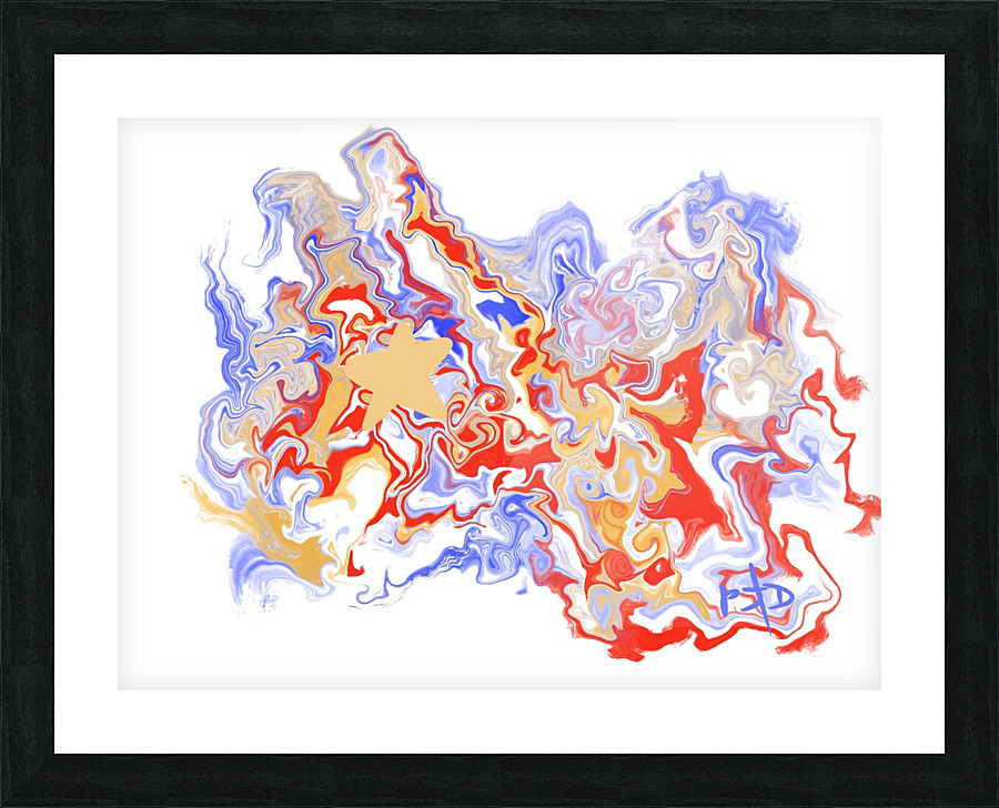 Texas Strong Picture Frame print