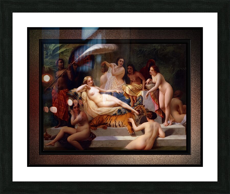 Odalisque by Henri-Pierre Picou Classical Art Reproduction Picture Frame print