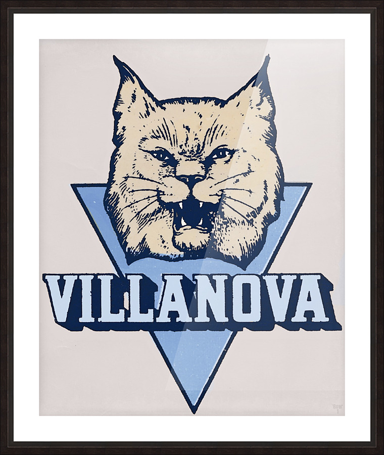 Vintage Villanova Wildcats Art Picture Frame print