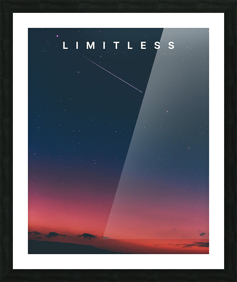 Limitless  Picture Frame print