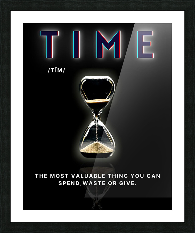 Time Picture Frame print