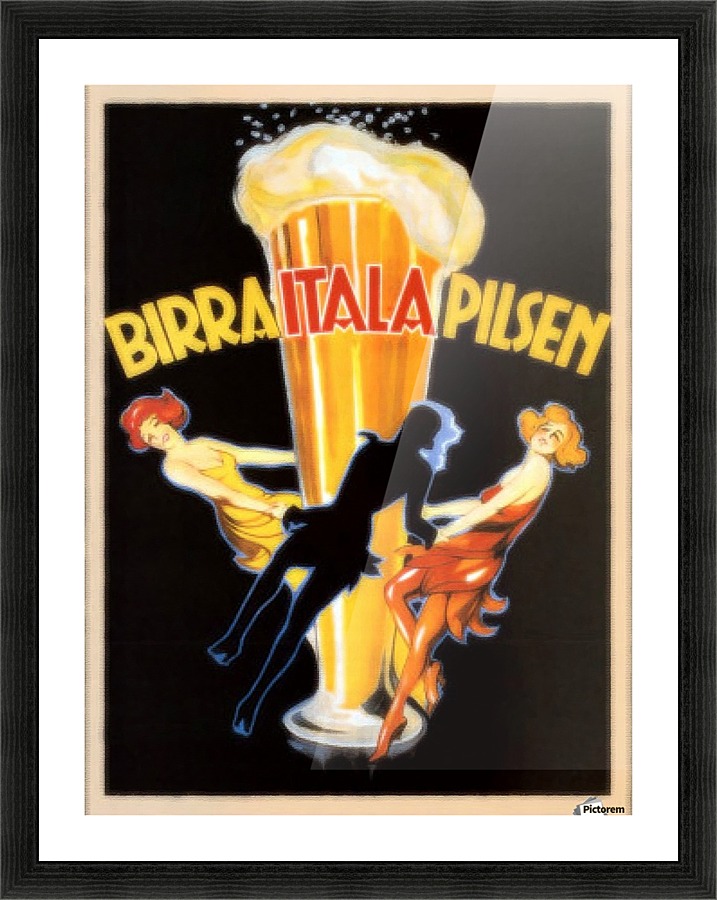 Birra Itala Pilsen Picture Frame print