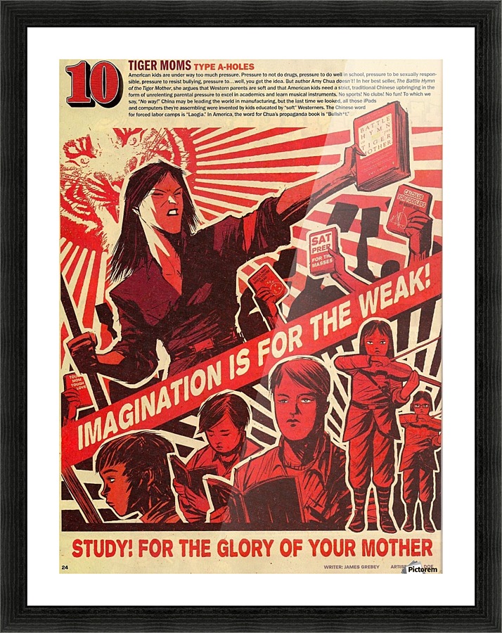 Study for the glory of your mother Picture Frame print