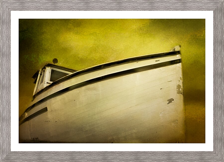 Old Boat Picture Frame print