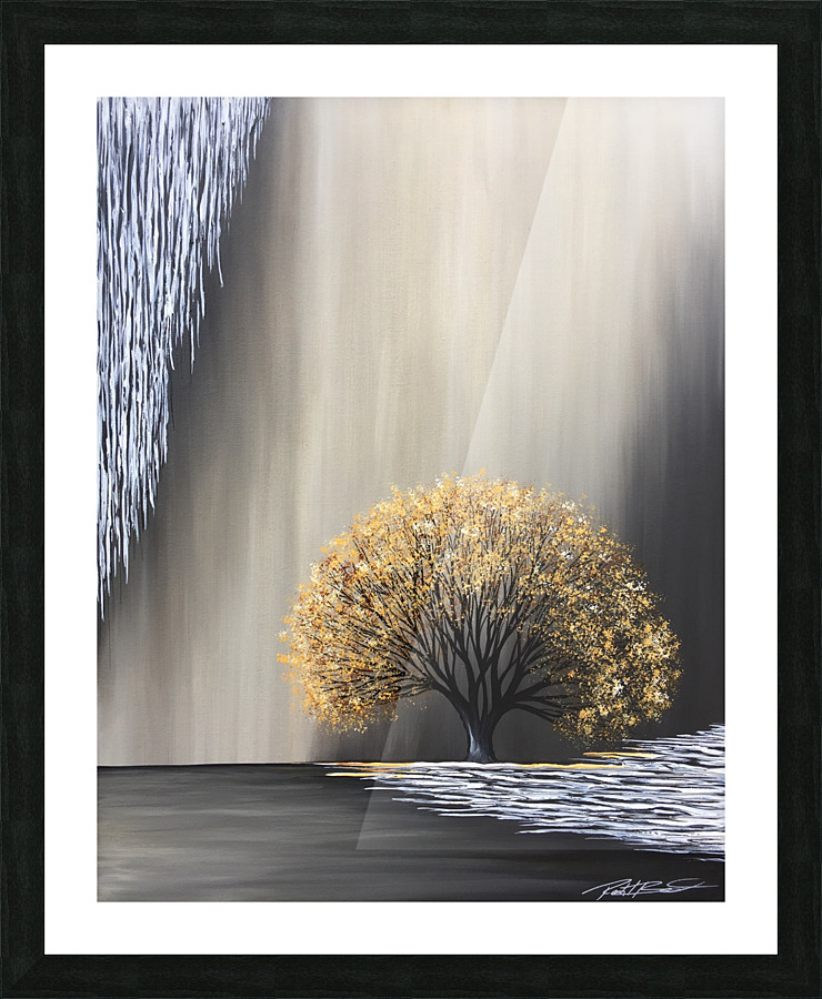 baie d automne Picture Frame print