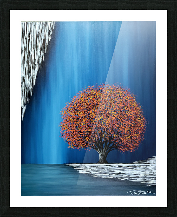 Aspiration Technique Mixte  28 x 22  Picture Frame print