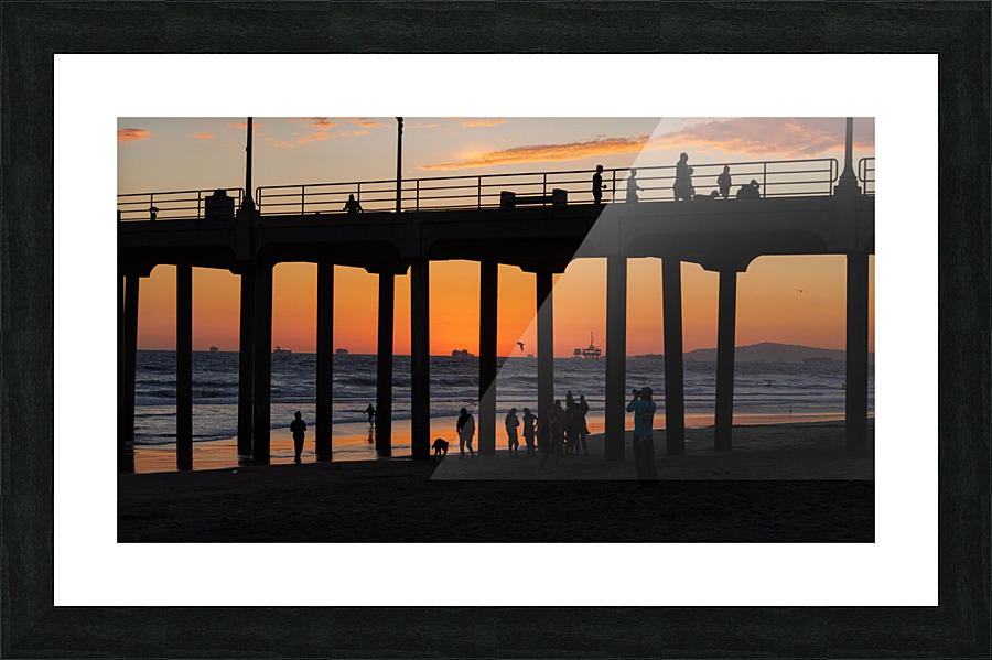 Life At The Pier Picture Frame print