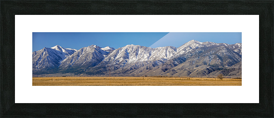 Carson Vally and Kingsbury Grade Picture Frame print