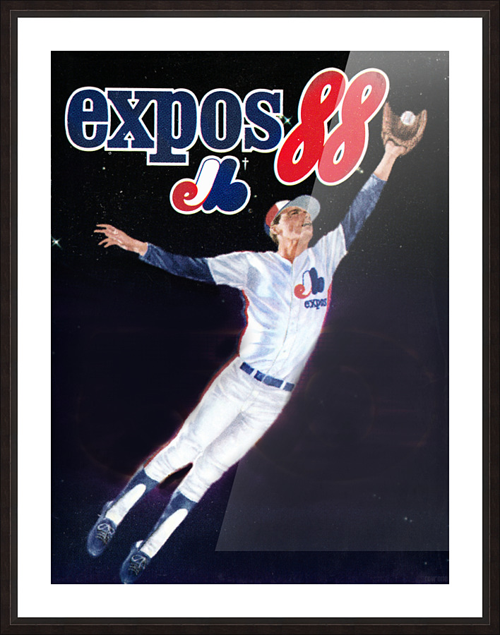 1988 Montreal Expos Poster Picture Frame print