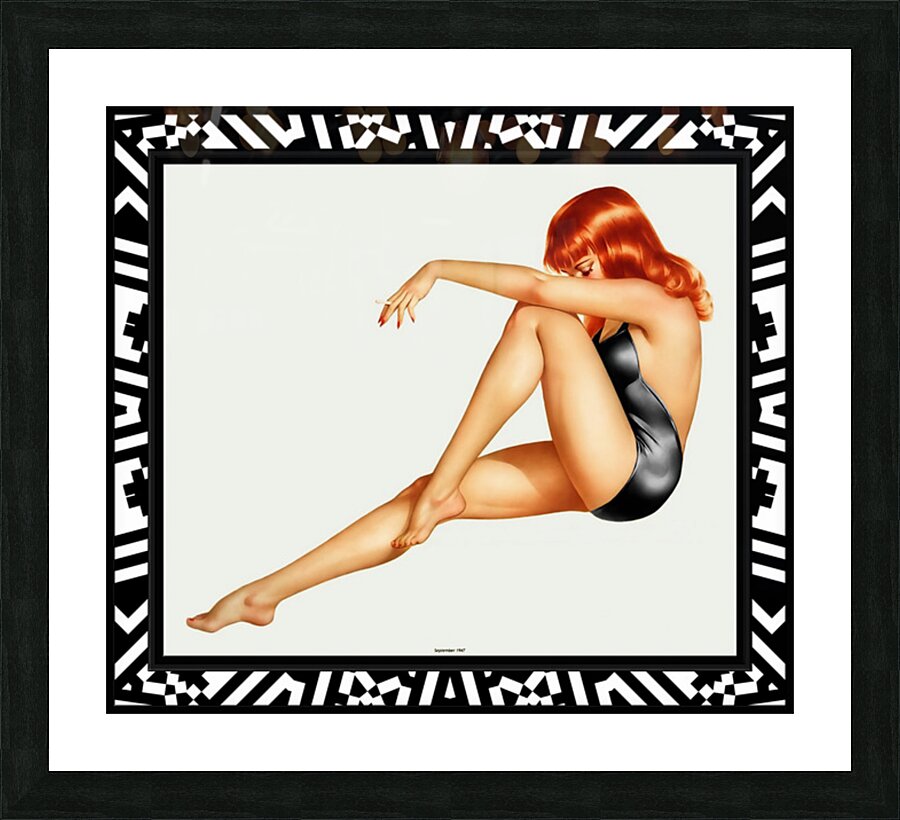 美女＊Varga.Girl・アルベルトバーガスvintage＊ピンナップ July Varga Girl by Alberto Vargas Remastered Vintage Art