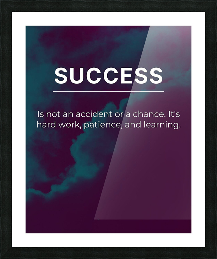 Success Picture Frame print