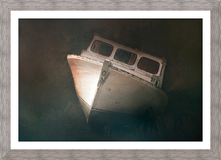 Old and Weathered Impression et Cadre photo