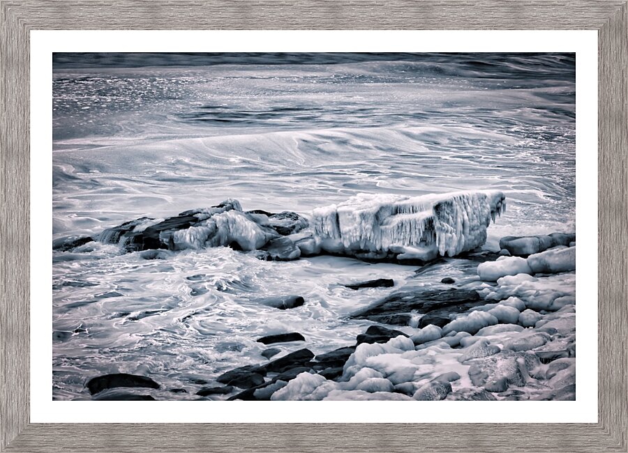 Ice Blue  Framed Print Print