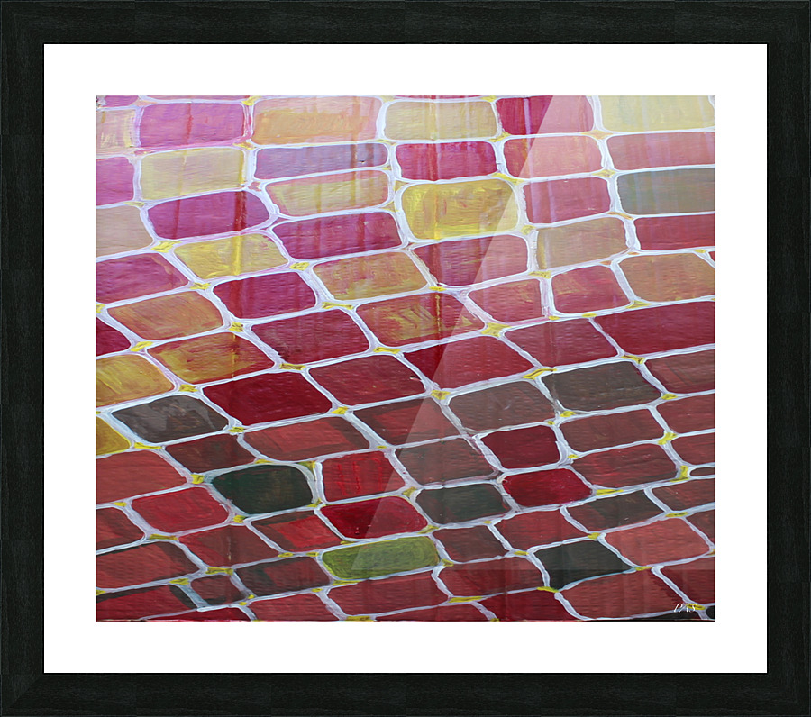 colorblocks Picture Frame print