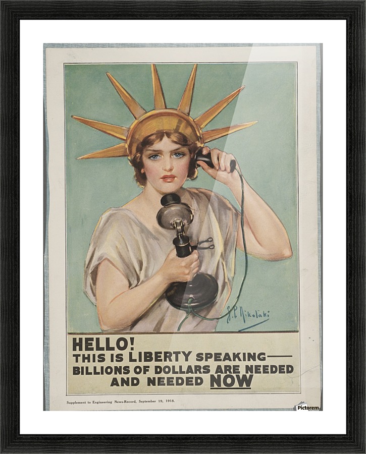 Hello, this is Liberty speaking Picture Frame print