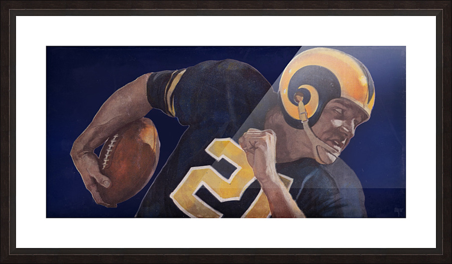 1959 LA Rams Vintage Football Art Picture Frame print