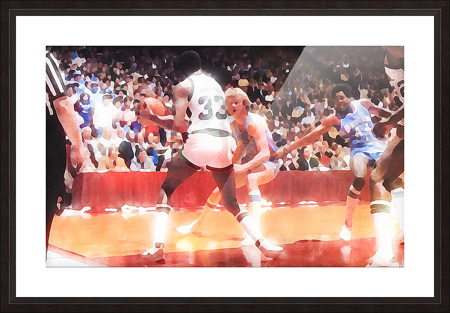 1979 Magic vs. Bird Picture Frame print