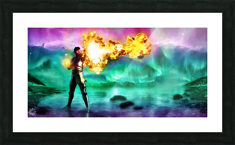 Battlemage Picture Frame print