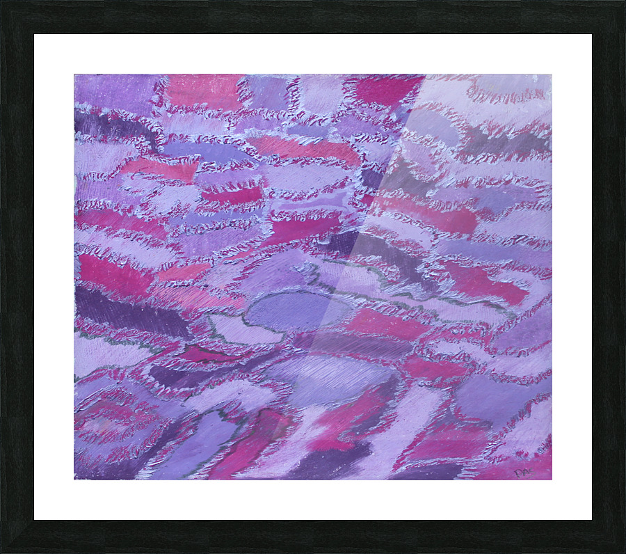shades of purple Picture Frame print