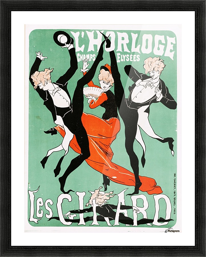 LHorloge - Les Girard Picture Frame print
