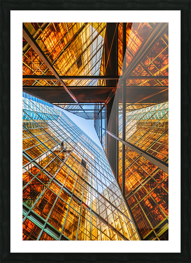 Golden Triangle Picture Frame print
