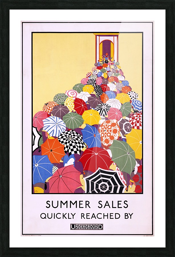 Summer Sales Picture Frame print